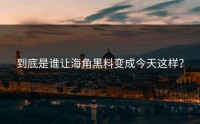 到底是谁让海角黑料变成今天这样？