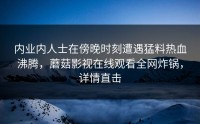 内业内人士在傍晚时刻遭遇猛料热血沸腾，蘑菇影视在线观看全网炸锅，详情直击