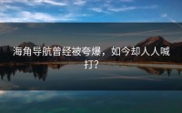 海角导航曾经被夸爆，如今却人人喊打？