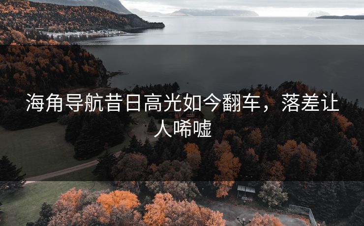 海角导航昔日高光如今翻车，落差让人唏嘘